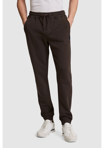 U.S. Polo Assn. Erkek Koyu Kahverengi Slim Fit Paçası Lastikli Eşofman Altı 50329410-vr084