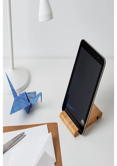 Ikea Bergenes Ahşap Bambu Cep Telefonu Ve Tablet Tutucu Stand