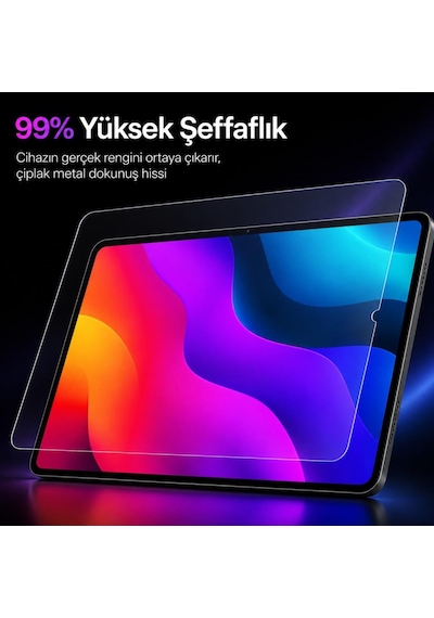 Casper Pad M10 Pro İle Uyumlu Ekran Koruyucu 12.2 İnç 9h Kırılmaz Esnek Nano Cam, Çizilmeye Ve Darbeye Dayanıklı Koruma, Hd Şeffaf