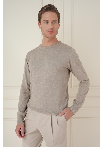 Efor Tr 875 Slim Fit Taş Klasik Triko Taş