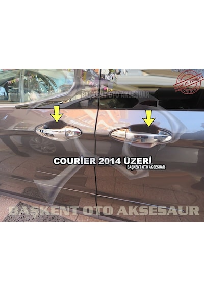 S-Dizayn  Ford Courier Krom Kapı Kolu 4 Kapı 2014   Üzeri