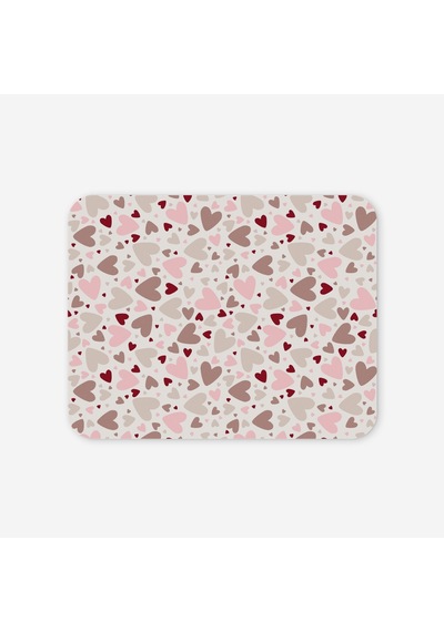 Premium Kalpli Ergonomik Pembe Mouse Pad - 23x19 Cm - Kaydırmaz Tabanlı Kaliteli Fare Altlığı Mousepad Çok Renkli