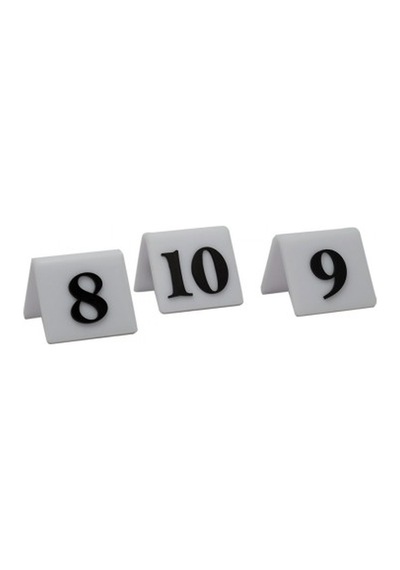 Masa Numarası Beyaz (1-20)