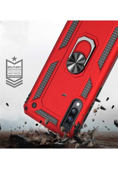Huawei P Smart Pro 2019 Kılıf Zore Vega Kapak Gri