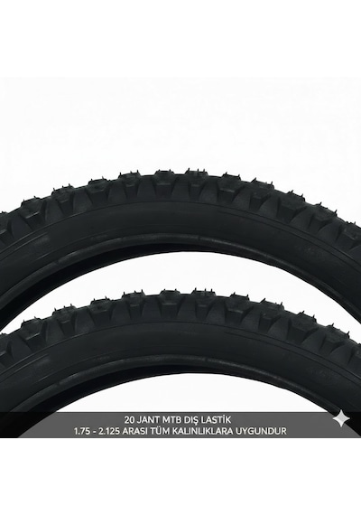 20 Jant Bisiklet Dış Lastik Takımı 2 Adet 20x1.75 1.95 2.125 Uyumlu Çocuk Bisikleti Mtb Lastiği