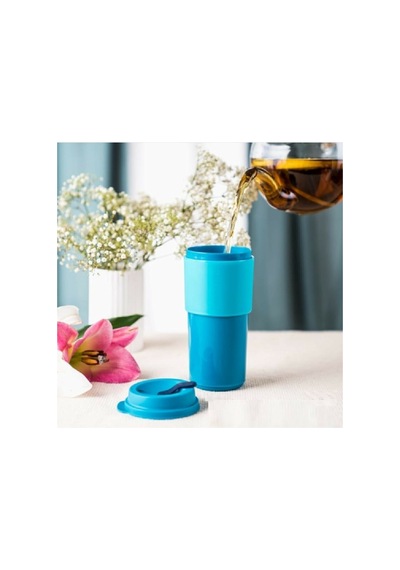 Taşıma Bardağı 490 Ml Mavi