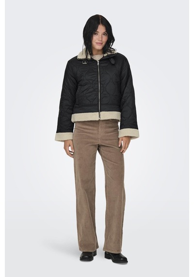 Only Onlvanıa Quılted Avıator Jacket Otw Siyah 15325969 Siyah