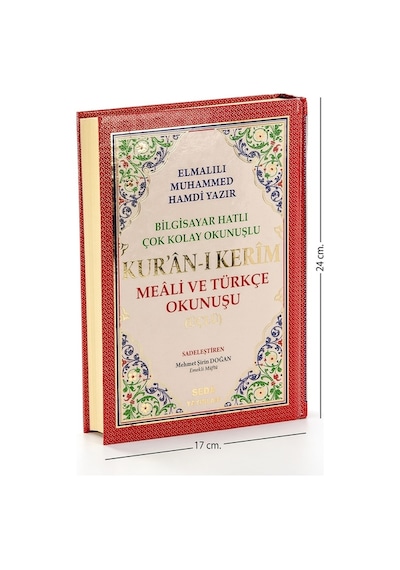 Seda Yayınları Orta Boy Üçlü Kuranı Kerim (Arapça, Türkçe Okunuş Ve Türkçe Meali)