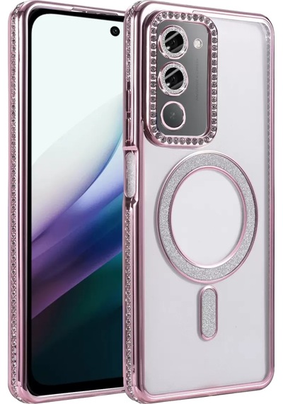 Newface Xiaomi Redmi 15 4g Joke Simli Magneticsafe Kılıf - Pembe Diğer