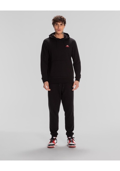 Kappa Authentic Space Jump Hoodie Erkek Siyah Regular Hoodie