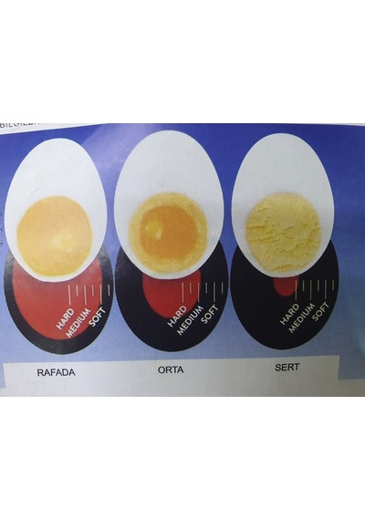 Renk Değiştiren Yumurta Zamanlayıcı Kıvamlayıcı Kırmızı