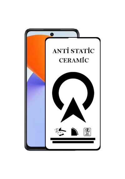 Infinix Note 30 Tam Kaplayan Anti Statik Kırılmayan Seramik Nano Esnek Ekran Koruyucu Cam