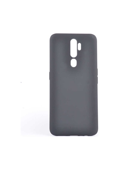 Ekılıf - Oppo A9 2020 Uyumlu Kılıf Mat Soft Premier Silikon Kapak - Siyah