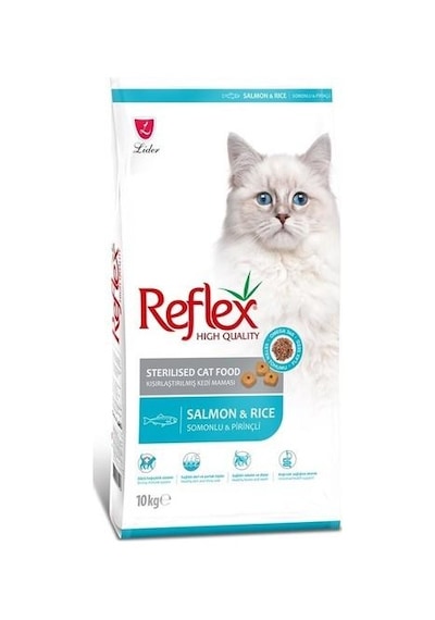 Reflex High Quality Kısırlaştırılmış Somonlu Yetişkin Kedi Maması 10 KG