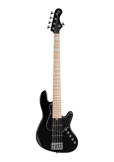 Cort Njs5 Bk Bass Gitar, 5 Telli, Çantalı, Siyah