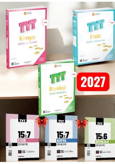 Üç Dört Beş Yayıncılık 345 Yayınları 2027 Tyt Sayısal Fizik Kimya Biyoloji Seti + Tyt Marka Deneme Hediyeli
