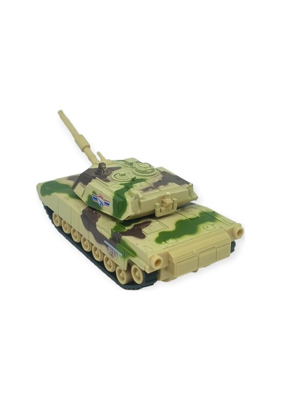 Kamuflajlı Askeri Tank Oyuncak - Gerçekçi Detaylı Model Savaş Tankı - Sarı
