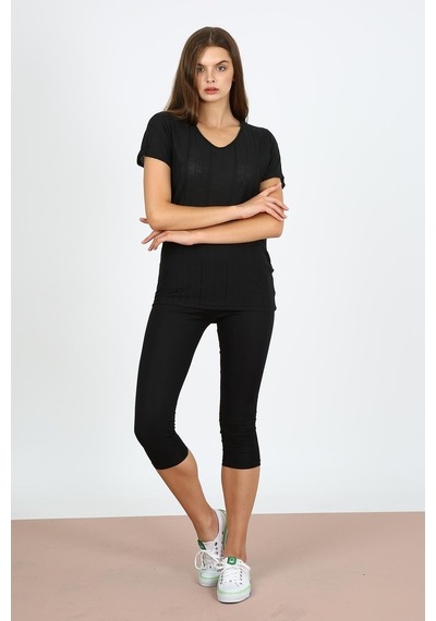 Alexandergardı V Yaka Kadın T-Shirt (B21-35700)