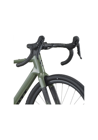 Scott Addict Gravel 40 Karbon Gravel Bisiklet 2x12v Wenge Green S/52cm Siyah