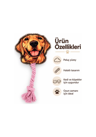 Dijital İpli Golden Sesli Oyuncak Pembe