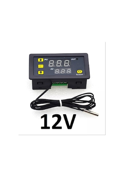 W3230 12v Dijital Termostat Kuluçka Makinalarına Uygun Hassas