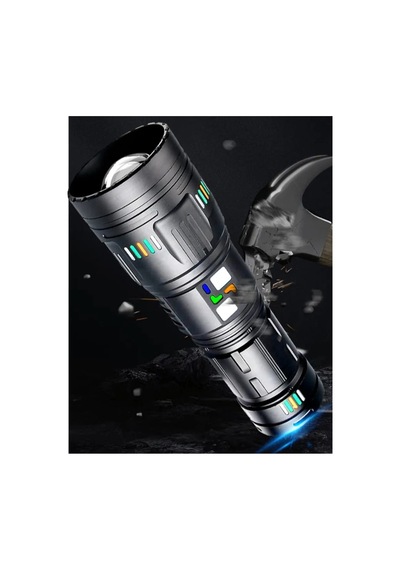 F.b.ı F-3002 Alüminyum Tg Led Gece Şeritli Type-c Şarjlı El Feri