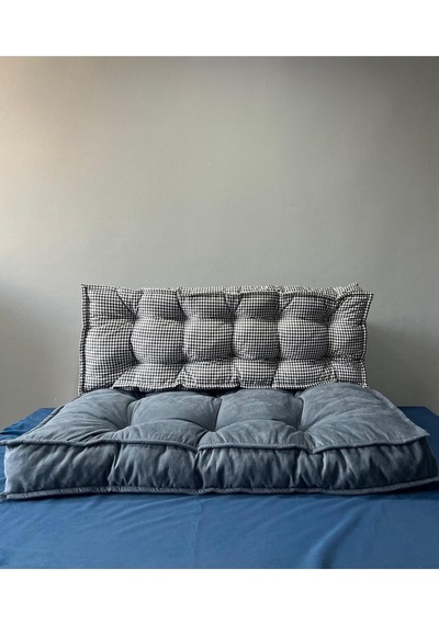 Kazayağı Desenli Berlin Model 130x70x10 Yer & Palet Minderi Kazayağı