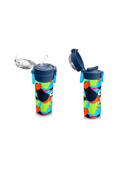 Coral High Çelik Matara Termos/suluk 31993 - 500ml, Erkek Çocuk - Grafiti Desenli Çok Renkli