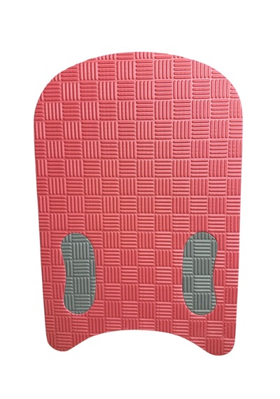 Yüzme Tahtası Büyük Boy Kırmızı-gri 46x31x2,6 Kırmızı - Gri