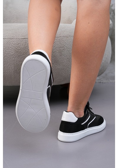 Zitan Spor Ayakkabı Sneaker Siyah Beyaz