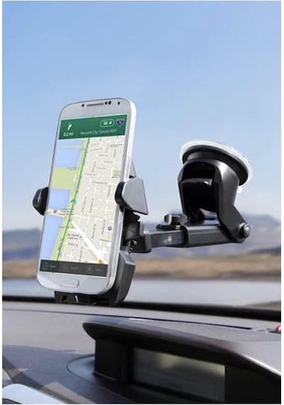 Uzayabilen Vantuzlu Cep Araç Telefon Tutucu Oto Araba İçi Telefon Tutacağı 360 2 Mixed