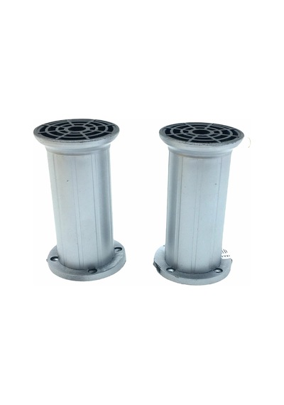 İbico 90-2803-12-12 Ayarlanabilir Gri Plastik Koltuk Baza Ayağı 12cm X 51mm- 10'li Paket