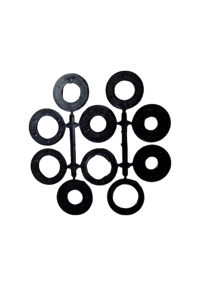 Saçaklı Daire Tel Fırça 200mm