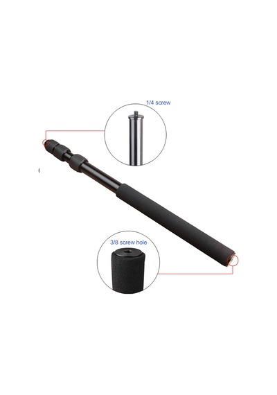 Andoer D3515 50-126cm Hafif Uzatılabilir Monopod