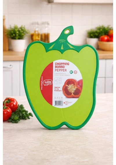 Domates Kesim Panosu Çift Renk Yeşil Kırmızı