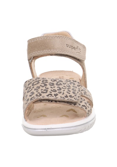 Superfit Sparkle Kız Çocuk Sandalet - Bej Leopar 609004-4010