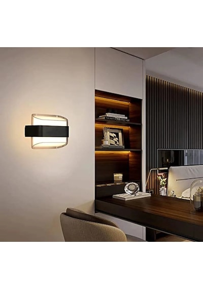Cata Gozo 12w Günışığı 3200 Kelvin Led Aplik Dış Mekan Ip54 Ct-7044 Siyah