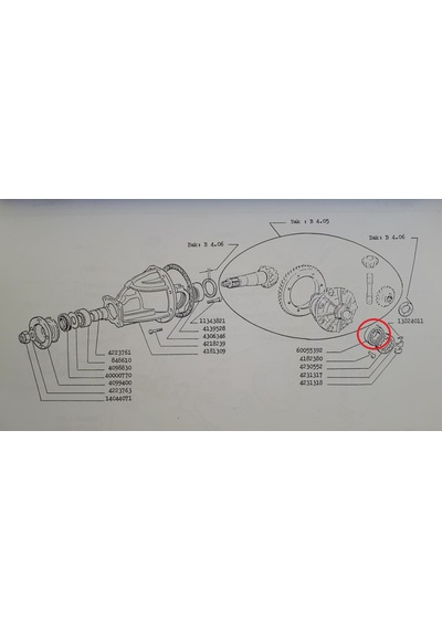 Murat 124 Diferansiyel Mahruti Yan Rulmanı Skf 639114 60055392
