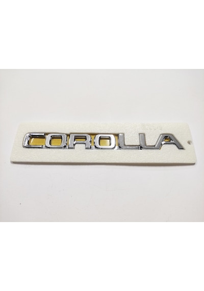 Toyota Corolla Arma Bagaj Yazısı E.m. Yapıştırma 18cmx2cm 8214
