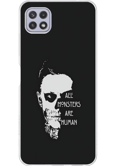 Samsung Galaxy A22 Uyumlu Şeffaf Kılıf American Horror Story Tasarımlı