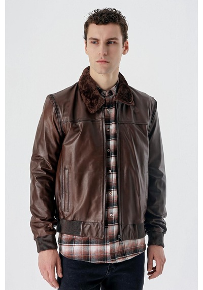 İmza Koyu Kahverengi Gömlek Yaka Hakiki Deri Comfort Fit Rahat Kesim Casual Mont 1038235208-koyu Kahverengi Koyu Kahverengi İmza Koyu Kahverengi Gömlek Yaka Hakiki Deri Comfort Fit Rahat Kesim Casual Mont 1038235208-koyu Kahverengi Koyu Kahverengi