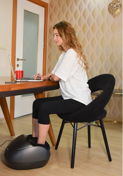 Jade Master Ayak Masaj Aleti Foot Massager Isı Zaman Air Ayarlı Masaj Aleti Gri
