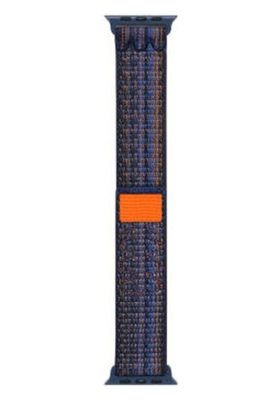 Apple Watch Uyumlu 40mm Krd-91 Hasır Kordon Strap Kayış - Mavi
