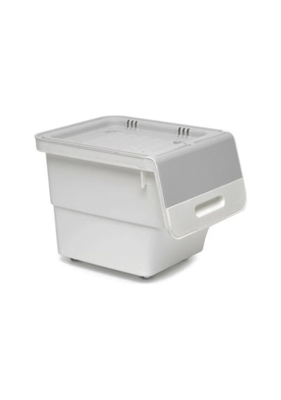 Motek Beyaz Tekerlekli Organizer Çok Amaçlı Saklama Kutusu 2x12 Lt