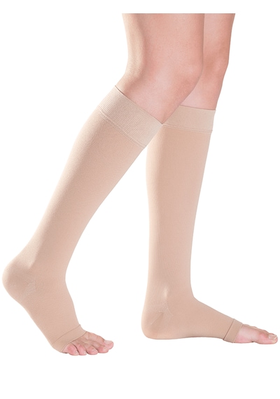 Sigvaris Thermoregulating Premium Seri Cotton Diz Altı TEN RENGİ Orta Ccl 2 XS Açık Normal