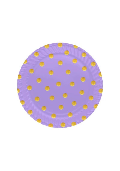 Roll Up Karton Tabak Pastel Düşler Lila