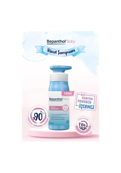Bepanthol Baby Vücut Şampuanı 400 Ml 8699546340095