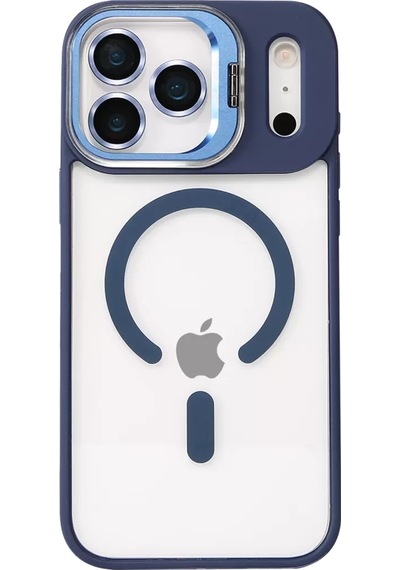 Joko Apple İphone 17 Pro Remim Lensli Magsafe Standlı Kapak - Lacivert