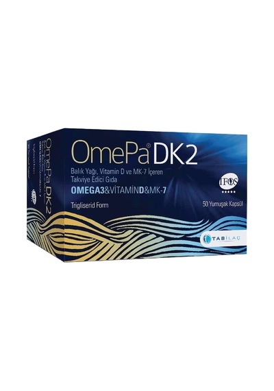 Dk2 Omega 3 & Vitamin D & Menaq7 50 Yumuşak Kapsül