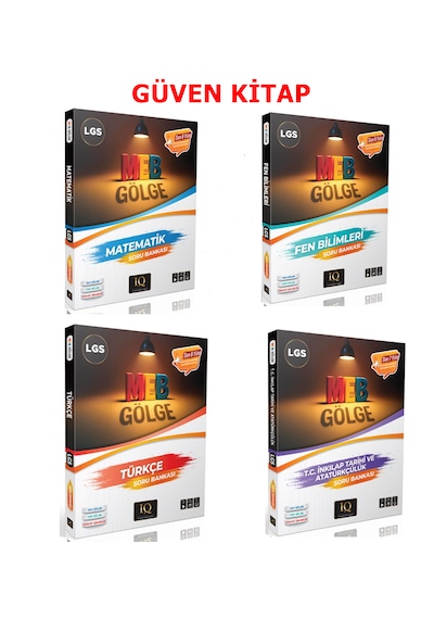 Paraf Iq Yayınları 8.sınıf Lgs Matematik Türkçe Fen İnkılap Soru Bankası Seti